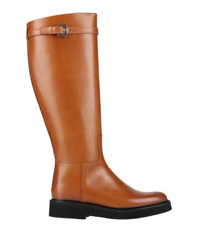 Doucal's Woman Boot Tan Size 7 Leather In Brown