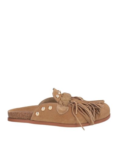 Mules & Zuecos Mujer Camel 36,37,38,39 Mujer