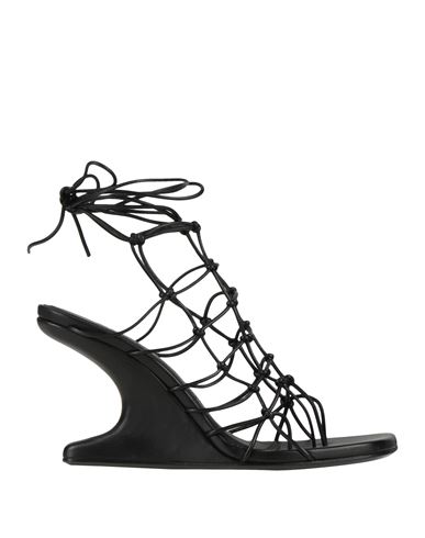 Sandalias de dedo Mujer Negro 36 Mujer