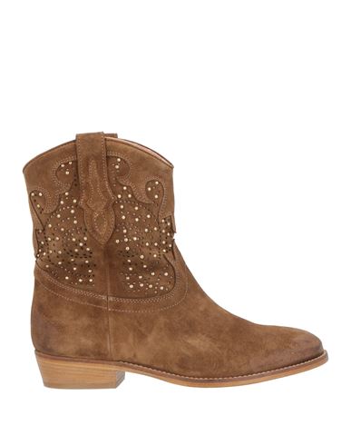 Curiosite Curiosité Woman Ankle Boots Brown Size 7 Leather