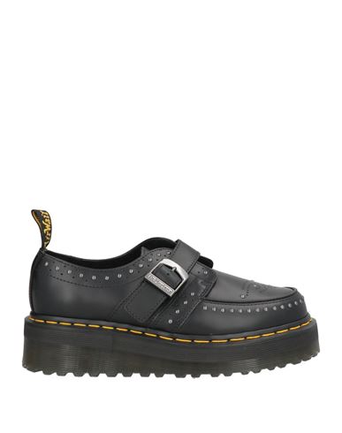 Dr. Martens Woman Loafers Black Size 6 Leather