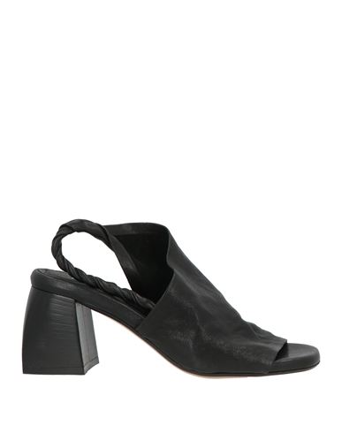 Maile Patie Paris Woman Sandals Black Size 8 Leather