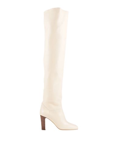 Twinset Woman Boot Off White Size 8 Goat Skin