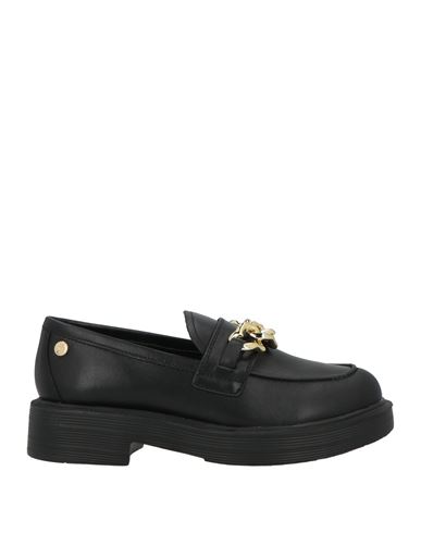 Love Moschino Woman Loafers Black Size 8 Calfskin