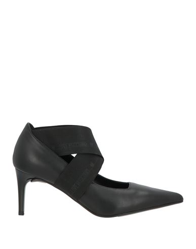 Love Moschino Woman Pumps Black Size 6 Leather