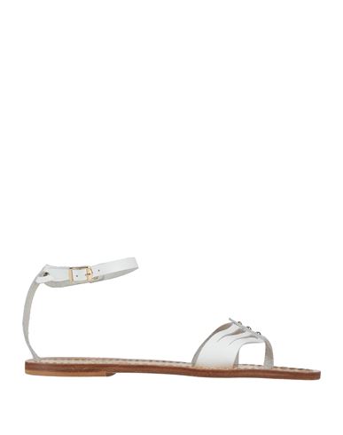 Sandalias de dedo Mujer Blanco 41 Mujer