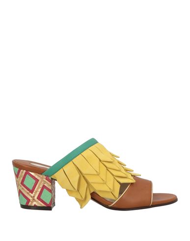 Sandalias Mujer Amarillo pastel 36.5 Mujer