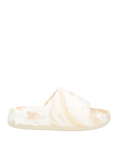 Nike Woman Sandals Ivory Size 5 Rubber In White