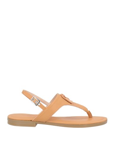 Liu •jo Woman Thong Sandal Sand Size 7 Leather