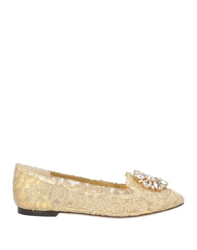 Dolce&Gabbana Mocasines Mujer Oro 34,35,35.5,36,36.5 Mujer