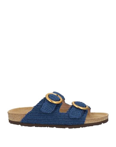 Maliparmi Malìparmi Woman Sandals Blue Size 10 Textile Fibers