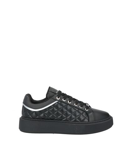 Baldinini Woman Sneakers Black Size 7 Leather