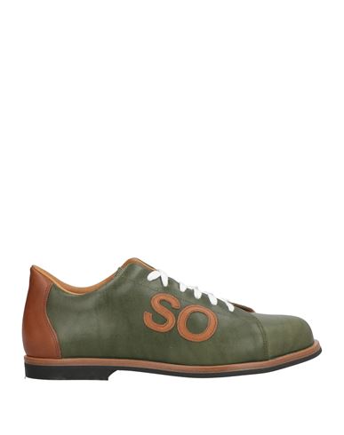 Schnürschuh Herren Dunkelgrün 42.5 Herren