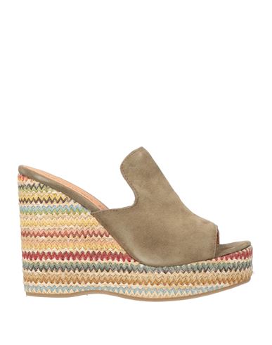 Sandalias Mujer Verde militar 41 Mujer
