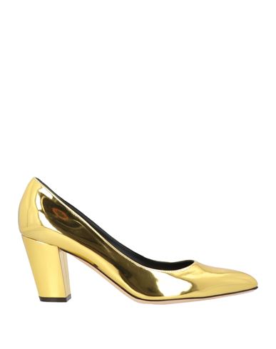 Giuseppe Zanotti Woman Pumps Gold Size 8 Synthetic Material