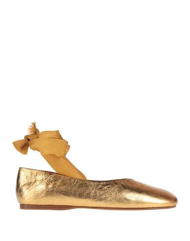 Forte Forte Forte_forte Woman Ballet Flats Gold Size 7 Leather
