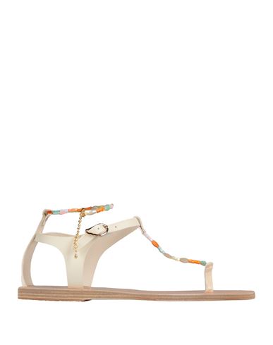 Sandalias de dedo Mujer Marfil 40 Mujer