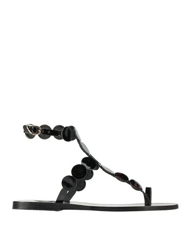 Zehentrenner Damen Schwarz 41 Damen