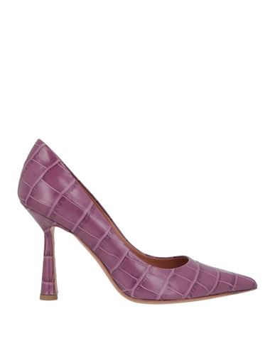 Aldo Castagna Woman Pumps Mauve Size 7.5 Leather In Purple
