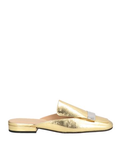 Mules & Zuecos Mujer Oro 36,36.5,37,37.5,38,39 Mujer