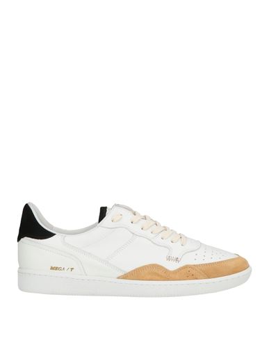 Hidnander Woman Sneakers Beige Size 8 Leather, Textile Fibers In Sand