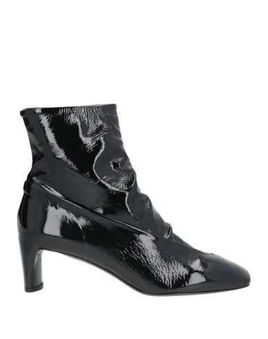 Del Carlo Woman Ankle Boots Black Size 6 Leather