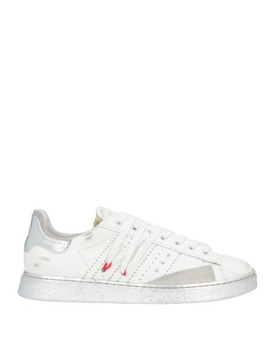 Hidnander Woman Sneakers White Size 8 Leather