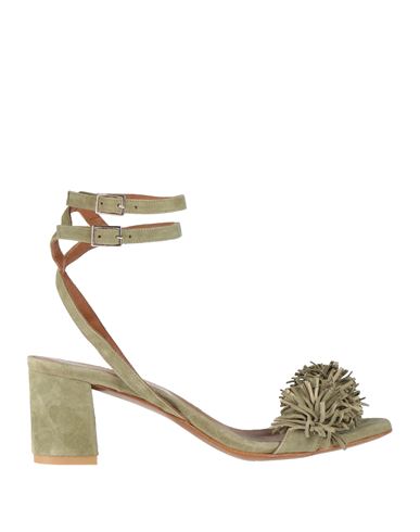 By Far Woman Sandals Sage Green Size 7 Leather