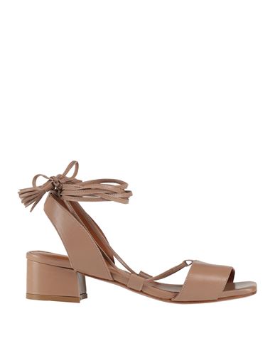 By Far Woman Sandals Light Brown Size 6 Leather