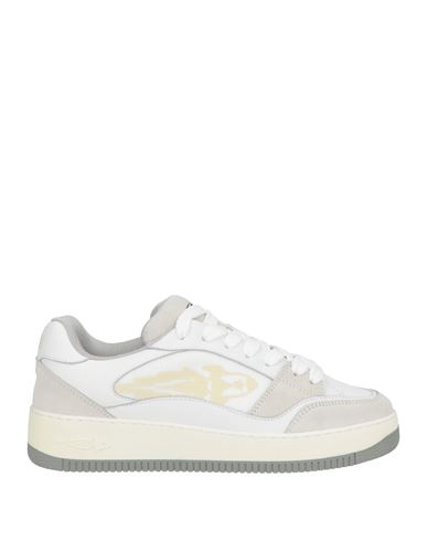 Enterprise Japan Woman Sneakers White Size 6 Leather, Textile Fibers