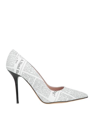 John Galliano Woman Pumps White Size 8 Leather
