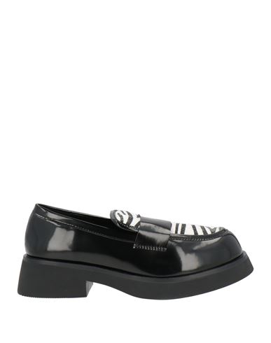 Tosca Blu Woman Loafers Black Size 8 Textile Fibers