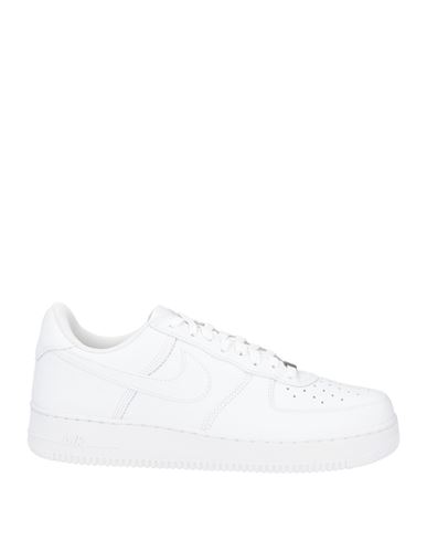 Nike Man Sneakers White Size 8.5 Leather In Animal Print