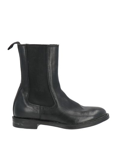 Moma Woman Ankle Boots Black Size 5 Leather