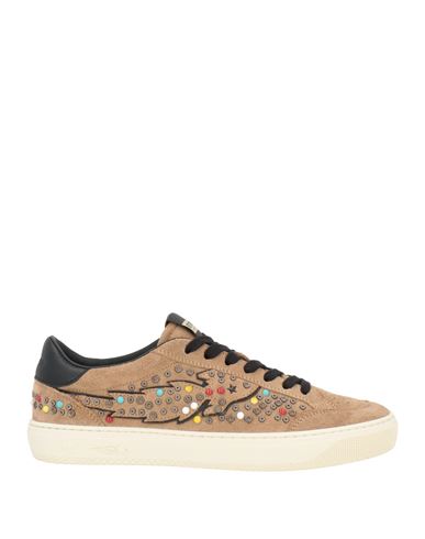 Enterprise Japan Woman Sneakers Light Brown Size 8 Calfskin In Neutral