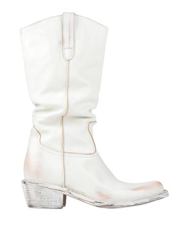 Moma Woman Boot White Size 9 Leather
