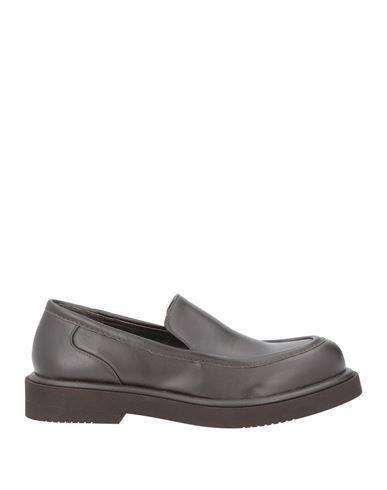 Paloma Barceló Woman Loafers Dark Brown Size 8 Leather