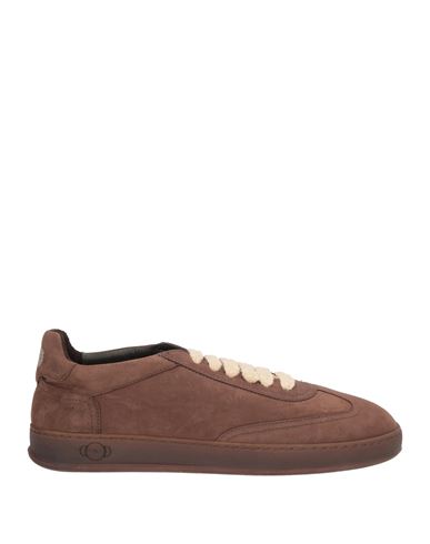 Soldini80 Man Sneakers Brown Size 6 Leather
