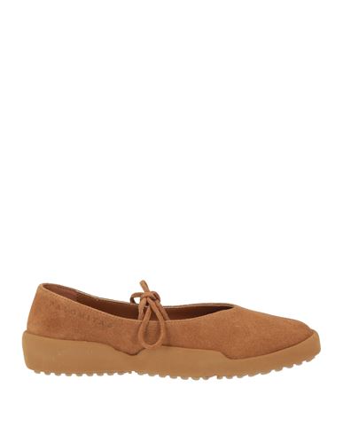 Paloma Barceló Palomitas By  Mao Woman Ballet Flats Camel Size 8 Leather In Sand
