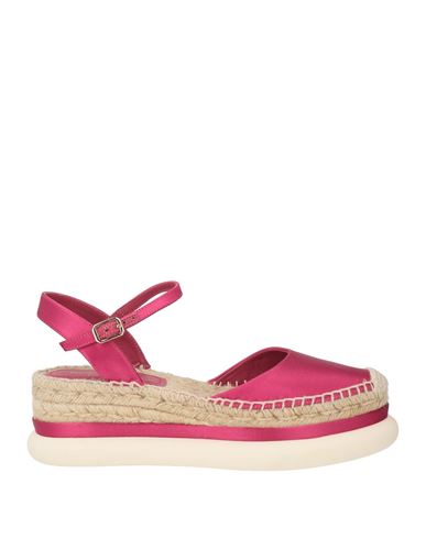 Paloma Barceló Mia Woman Espadrilles Magenta Size 8 Textile Fibers In Purple