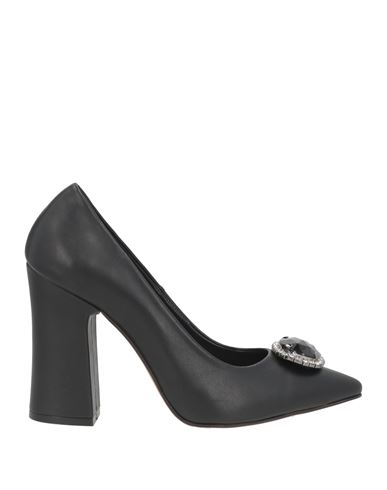 Tosca Blu Woman Pumps Black Size 7 Leather In Multi