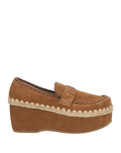 Mules & Zuecos Mujer Camel 37,38,39 Mujer