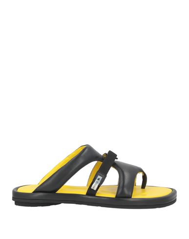 Premiata Woman Thong Sandal Black Size 7 Leather