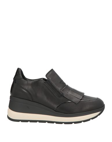 Melluso Woman Sneakers Black Size 8 Leather