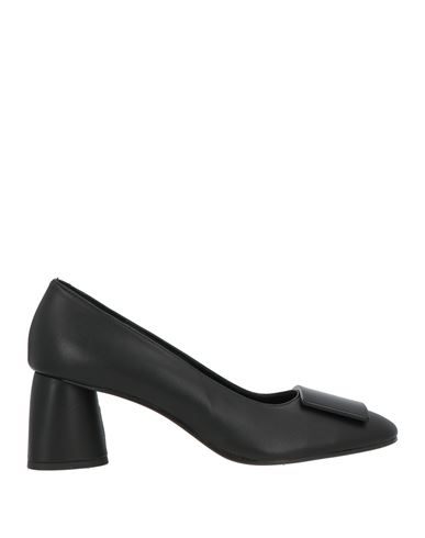 Daniele Ancarani Woman Pumps Black Size 7 Leather