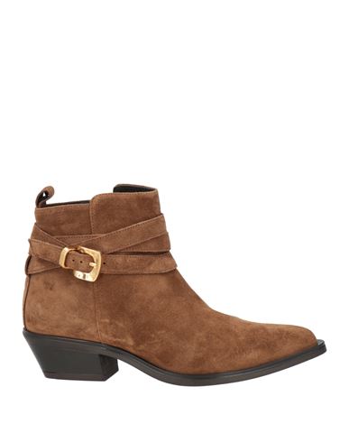 Botines de caña alta Mujer Camel 37 Mujer