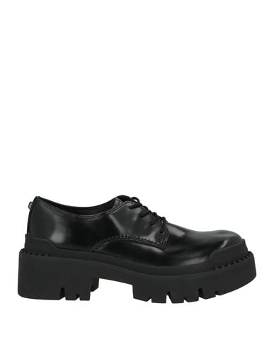 Zapatos de cordones Mujer Negro 38 Mujer