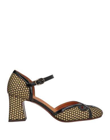 Chie Mihara Woman Pumps Gold Size 7.5 Leather
