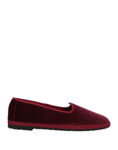 Flabelus Woman Ballet Flats Garnet Size 6 Textile Fibers In Burgundy