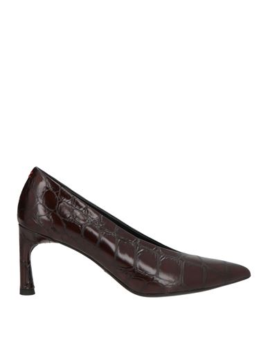 Halmanera Woman Pumps Dark Brown Size 8.5 Leather